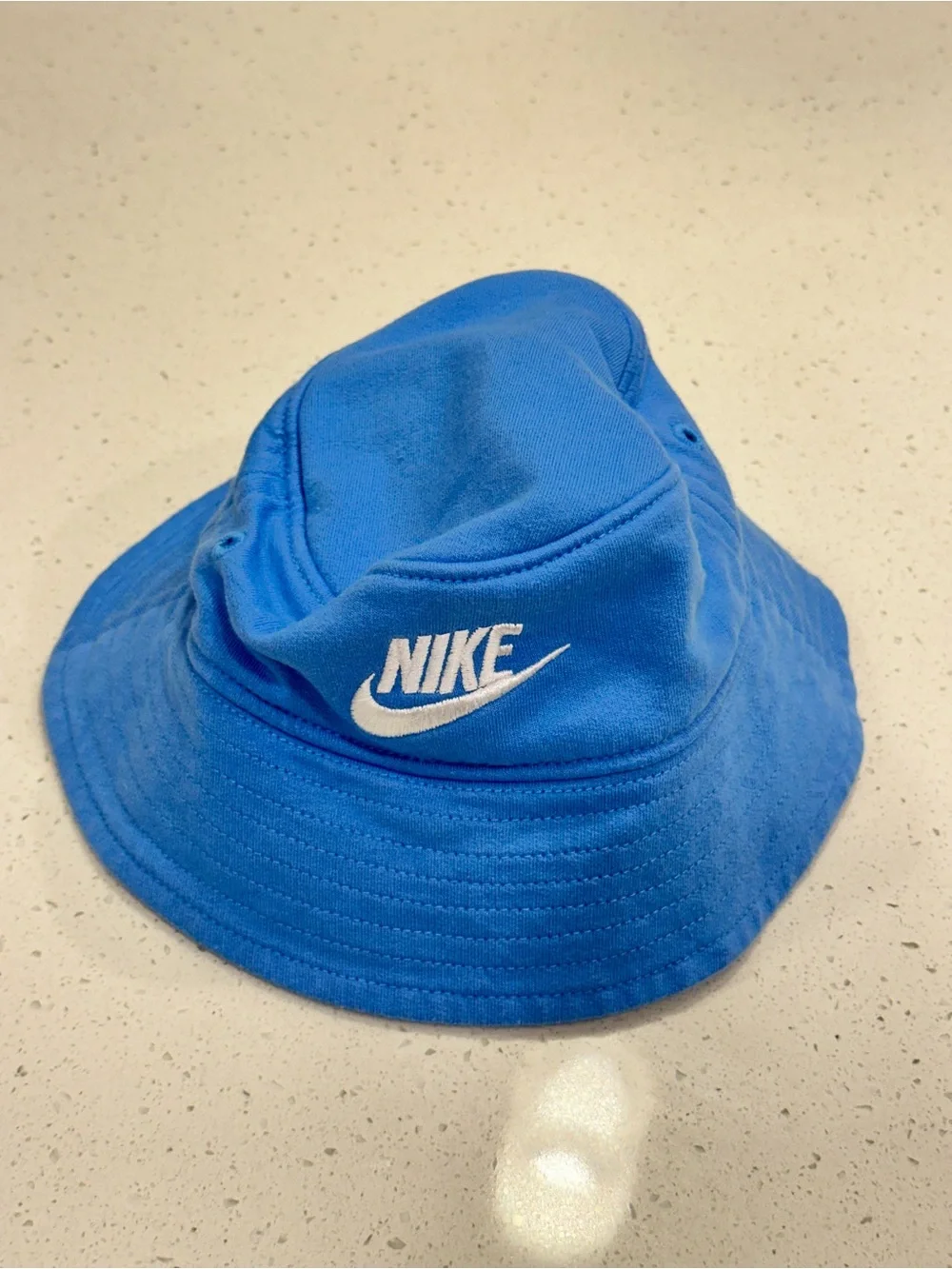 Nike Baby Bucket Hat Blue Swoosh 0-6 Months 50-68cm